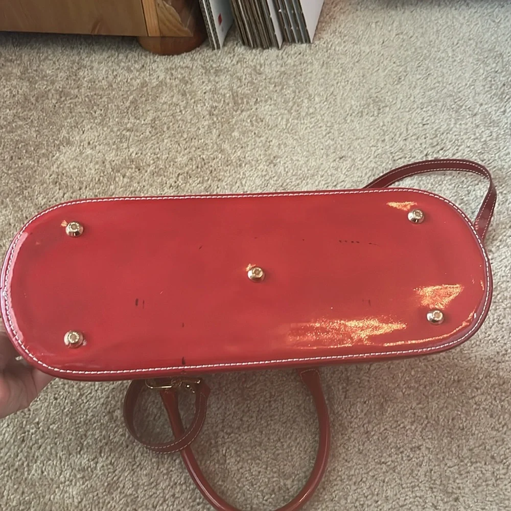 Arcadia Patent Leather Dome Purse - Picture 4 of 13